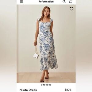 Reformation Nikita Dress in “Pompadour” - Worn twice, great condition